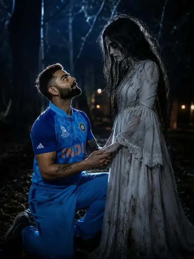 Romantic Horror Photo Editing: Love Meets Darkness
